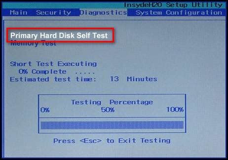 windows 7 primary hard disk self test|how to check ssd.